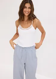 Lot de 2 caracos avec dentelle, bonprix