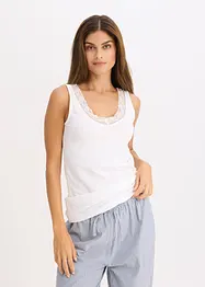 Lot de 2 caracos avec dentelle, bonprix