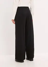 Pantalon en jersey avec empiècements satin, bonprix