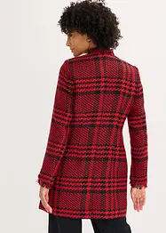 Blazer long en maille bouclette, bonprix