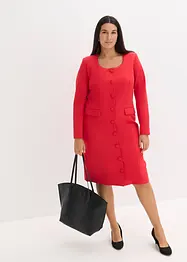 Robe blazer avec bordure en dentelle, bonprix