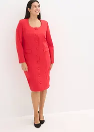 Robe blazer avec bordure en dentelle, bonprix