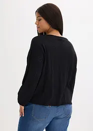 Pull en maille ajourée, bonprix