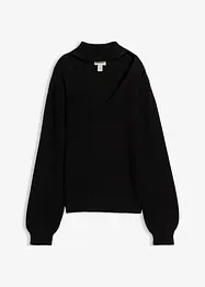 Pull en grosse maille avec découpes, bonprix