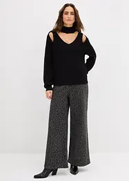 Pull en grosse maille avec découpes, bonprix