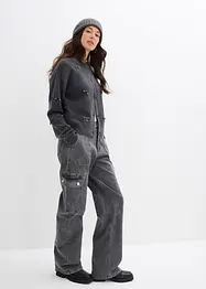 Gilet en fine maille avec petits nœuds, bonprix