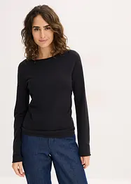 Pull fluide en fine maille fluide, viscose majoritaire, bonprix