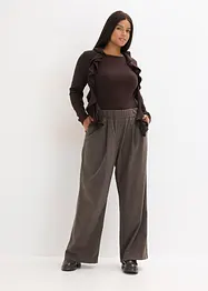 Pull fluide en fine maille de viscose mélangée, bonprix