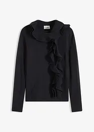 Pull fluide en fine maille de viscose mélangée, bonprix