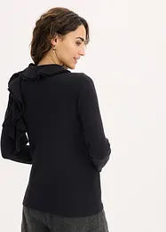 Pull fluide en fine maille de viscose mélangée, bonprix