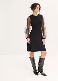 Robe fluide en maille, bonprix