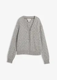 Gilet en maille ajourée, bonprix