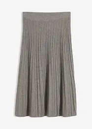 Jupe en maille avec laine mérinos, bonprix