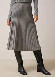 Jupe en maille avec laine mérinos, bonprix