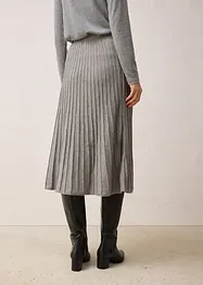 Jupe en maille avec laine mérinos, bonprix