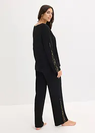 Pyjama à dentelle brillante, bonprix