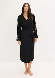 Robe de chambre kimono à dentelle brillante, bonprix