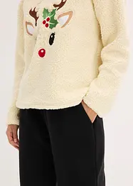 Ensemble d’intérieur doux avec pantalon en polaire, bonprix