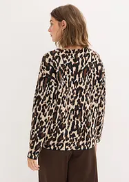 Gilet en maille Jacquard, bonprix