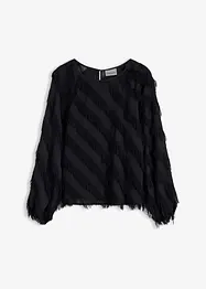 Blouse à détails frangés, bonprix