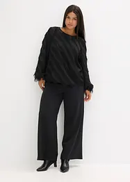 Blouse à détails frangés, bonprix