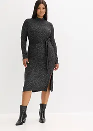 Robe en maille à sequins, bonprix