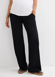 Pantalon de grossesse en jersey milano, jambe large, bonprix