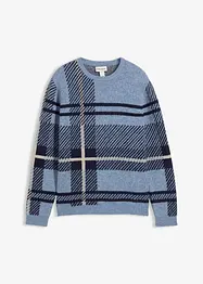 Pull  à carreaux, bonprix