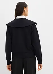 Sweat-shirt à col large, bonprix