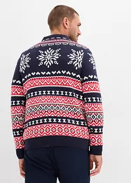 Pull norvégien doux en coton mélangé, bonprix
