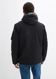 Veste rembourrée avec capuche et nombreuses poches, bonprix