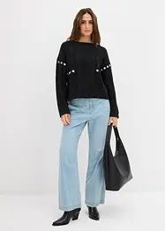 Pull en grosse maille torsadée, bonprix