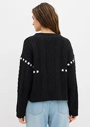 Pull en grosse maille torsadée, bonprix