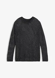 Pull ajouré avec fil lurex, bonprix