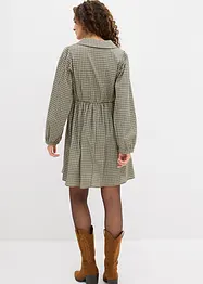 Robe chemise à carreaux, bonprix