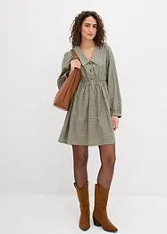 Robe chemise à carreaux, bonprix