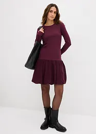 Robe en jersey avec jupe boule, bonprix