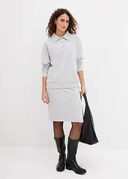 Sweat-shirt à rivets, bonprix