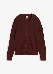 Gilet en fine maille à col rond, bonprix