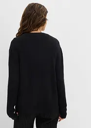 Gilet en fine maille à col rond, bonprix