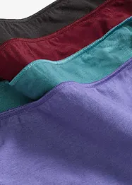 Lot de 4 slips coton, bonprix