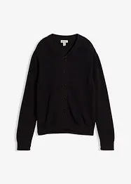 Gilet en fine maille à col rond, bonprix