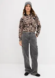 Sweat à capuche 100% coton, bonprix