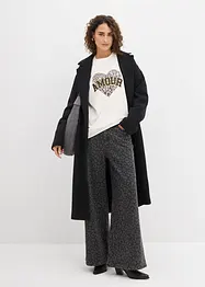 Sweat oversize en coton mélangé, bonprix