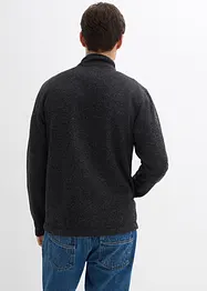 Veste en polaire et maille à poches zippées, bonprix