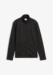 Veste en polaire et maille à poches zippées, bonprix