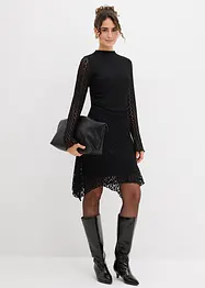 Robe en dentelle à pans, bonprix