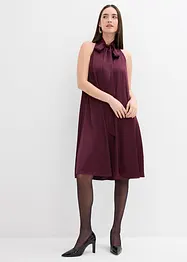 Robe courte en satin de viscose mélangée, bonprix