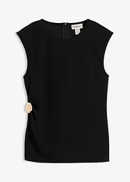 Top à boucle décorative en crêpe, bonprix