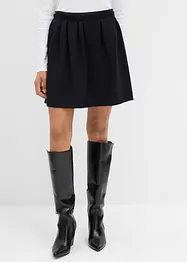 Jupe plissée en matière légèrement brillante, bonprix